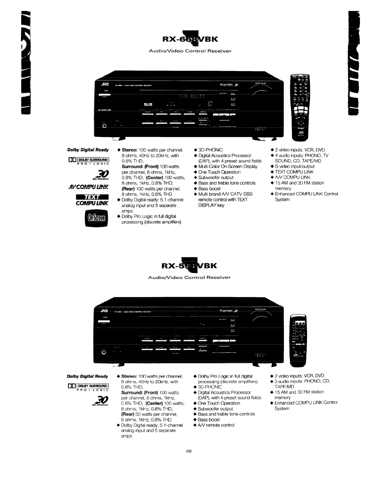 PDF manual for JVC DVD Players XV501BK